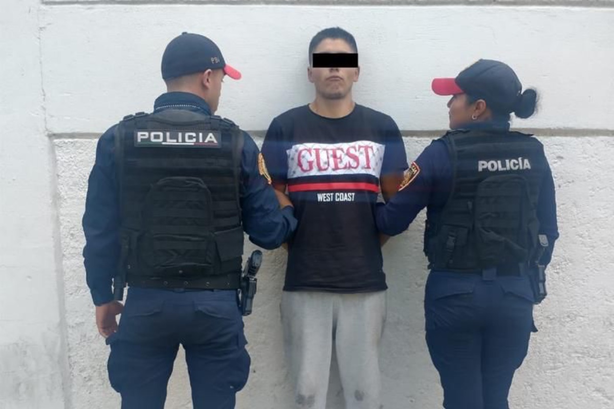 Elementos de Blindar Álvaro Obregón detienen a presunto delincuente buscado desde 2016