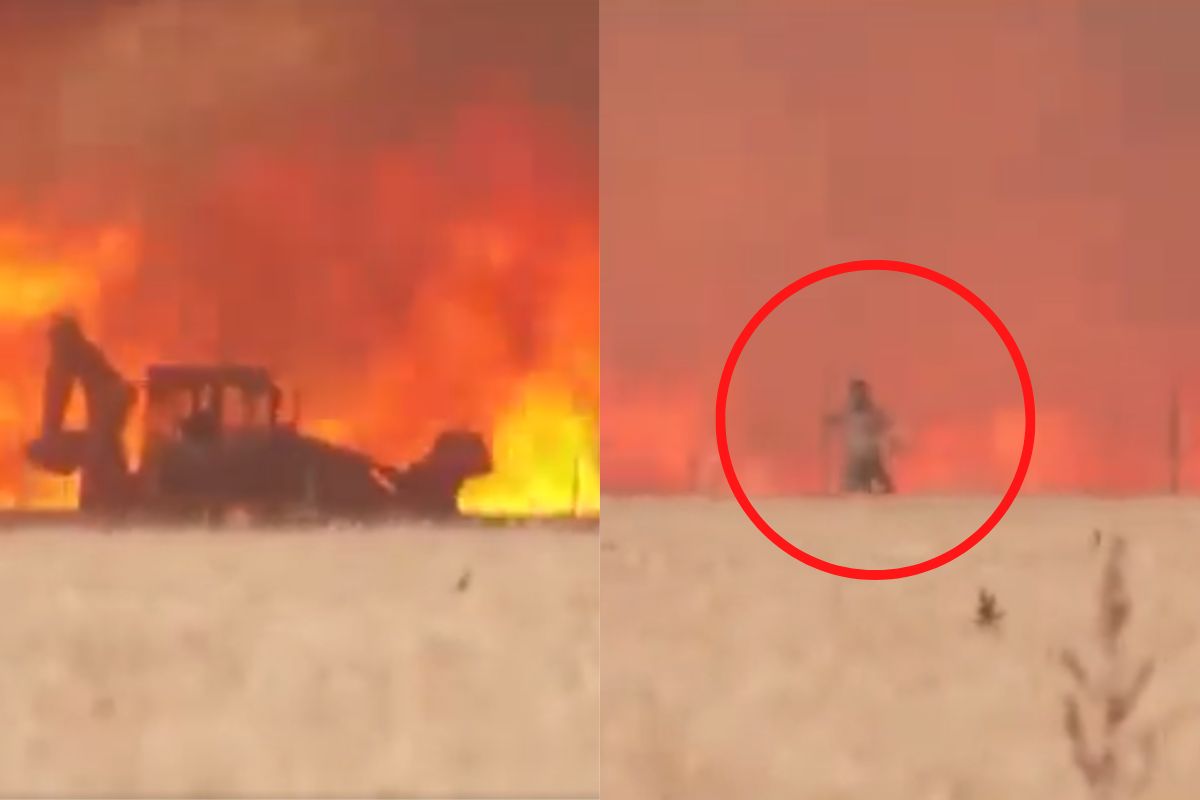 Foto:Captura de pantalla|Video: Es envuelto en llamas en un incendio tras querer salvar a su familia