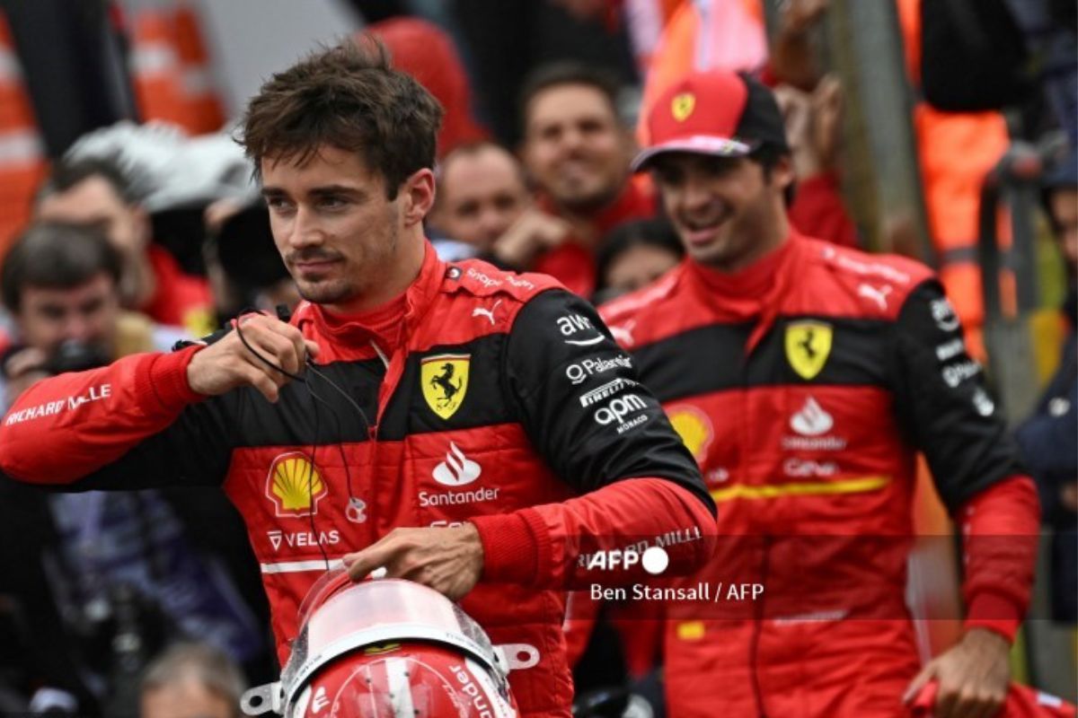 Foto: AFP|Carlos Sainz logra 'pole position' en Gran Bretaña; Checo Pérez saldrá en cuarto