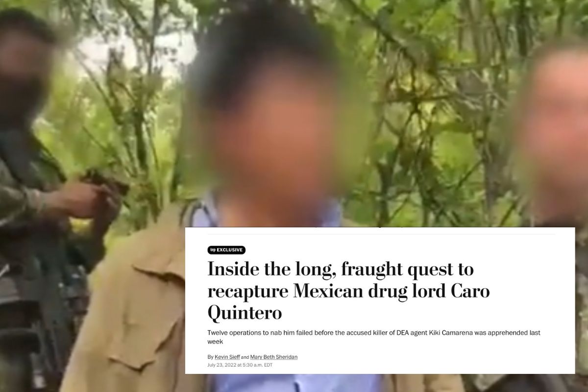 Foto:Especial|The Washington Post contradice a AMLO: la DEA sí participó en captura de Caro Quintero