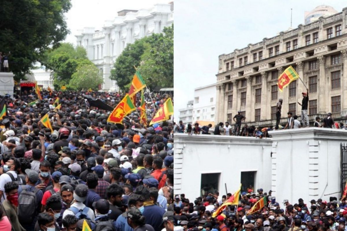 Foto:AFP|Presidente de Sri Lanka huye de su residencia asaltada por manifestantes