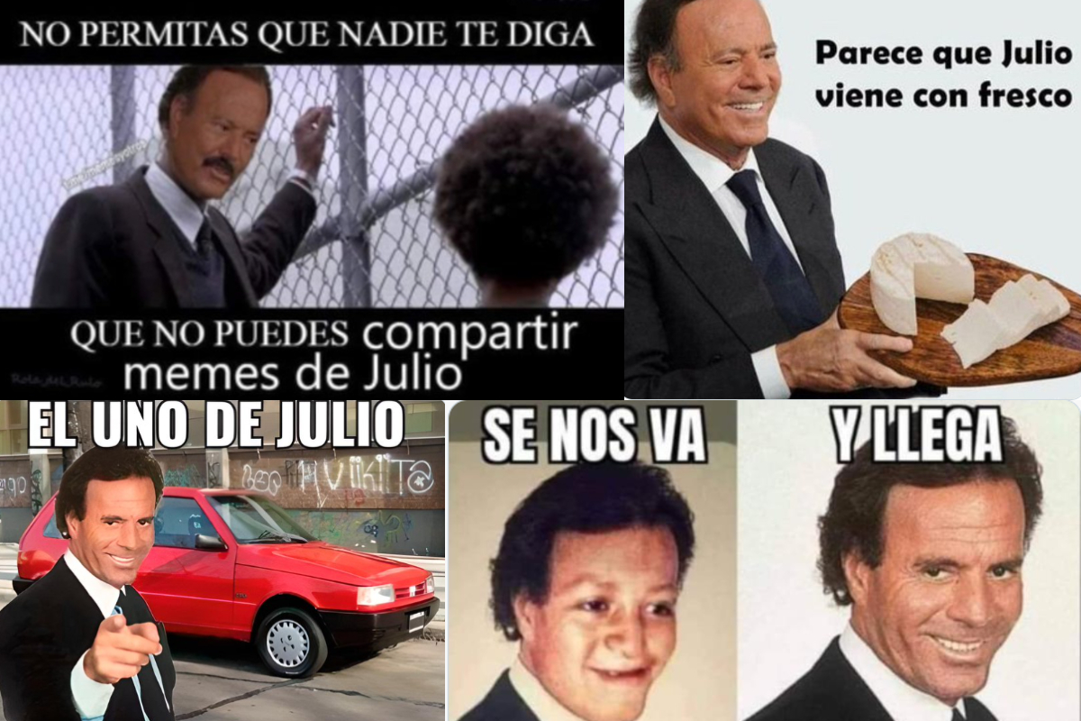 Internautas dan bienvenida al séptimo mes con memes de Julio Iglesias