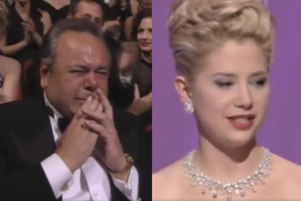 Paul Sorvino rompió en llanto durante una ceremonia de los premios Oscar.