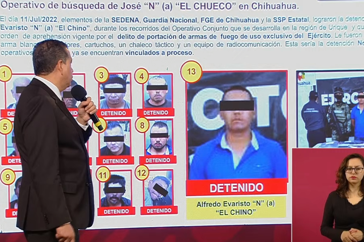 La SSPC indicó que en próximos días podría ser detenido "El Chueco".