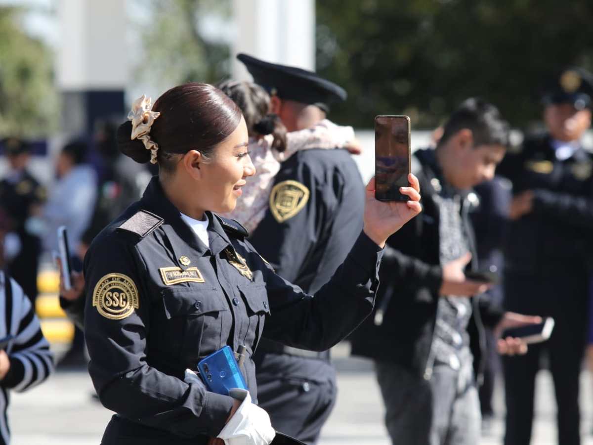 Más de 200 elementos de la SSC se recibieron de la Universalidad de la Policía de la Ciudad de México