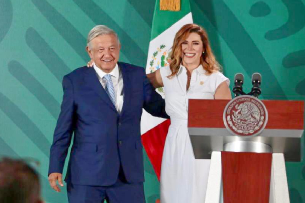 Andrés Manuel López Obrador enfatizó su total respaldo a la gobernadora de Baja California, Marina del Pilar Ávila