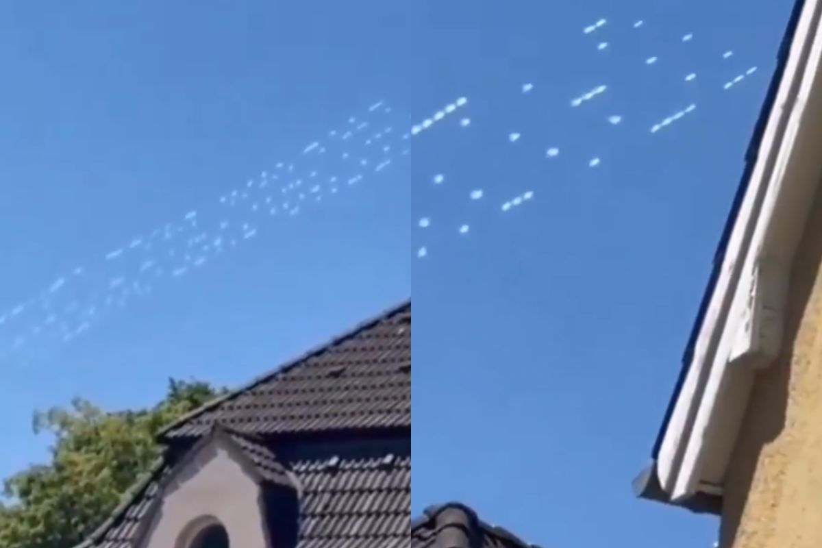 Video: Extraño fenómeno en el cielo alarma a varios espectadores