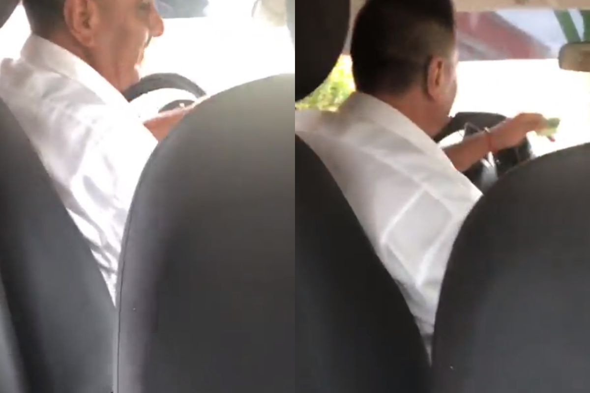 Foto:Captura de pantalla|Video: Taxista insulta a pasajera por pagar con un billete de 200 pesos