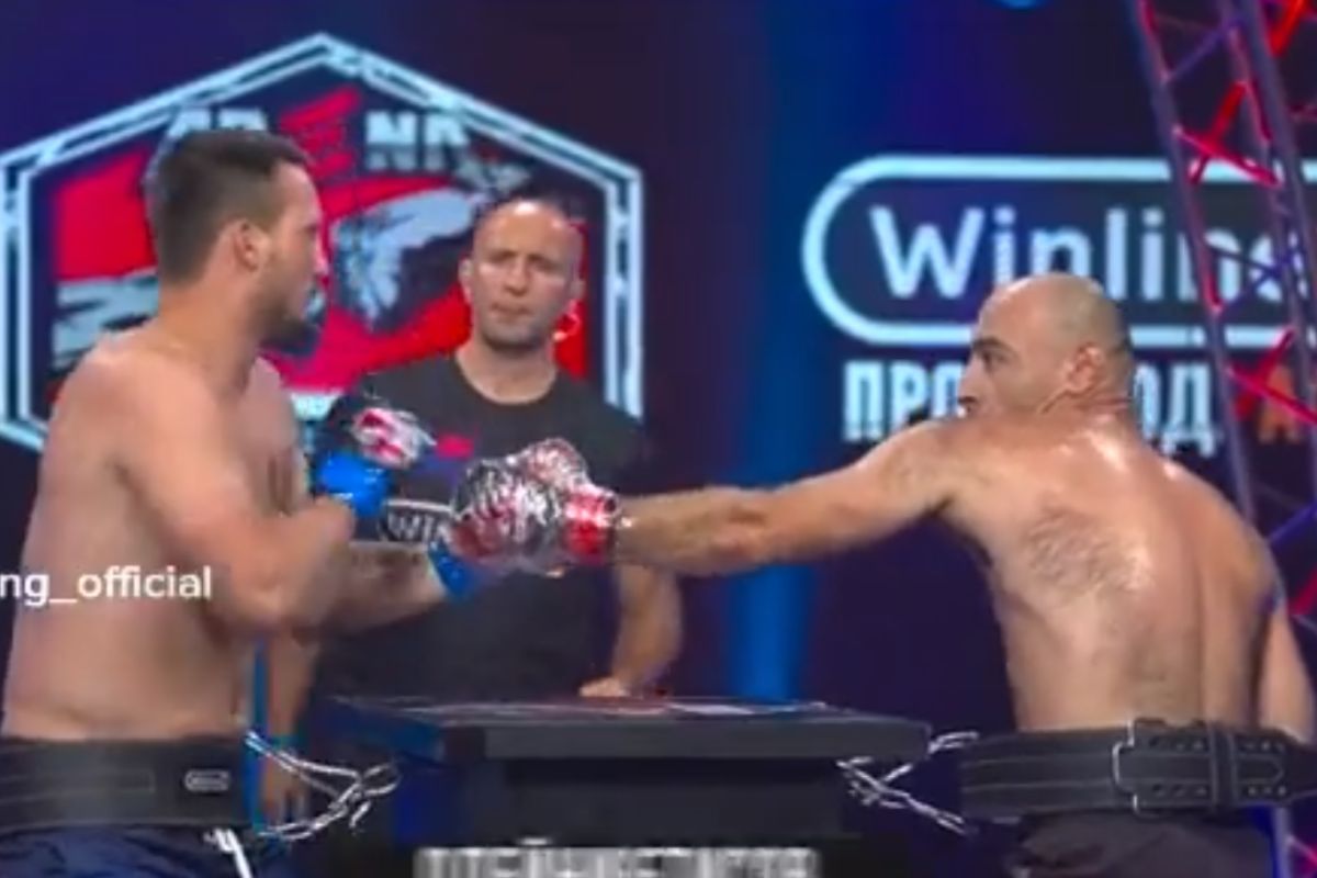 Foto:Captura de pantalla|¡Locura! Arm Wrestling Boxing, el deporte que se viralizó en TikTok