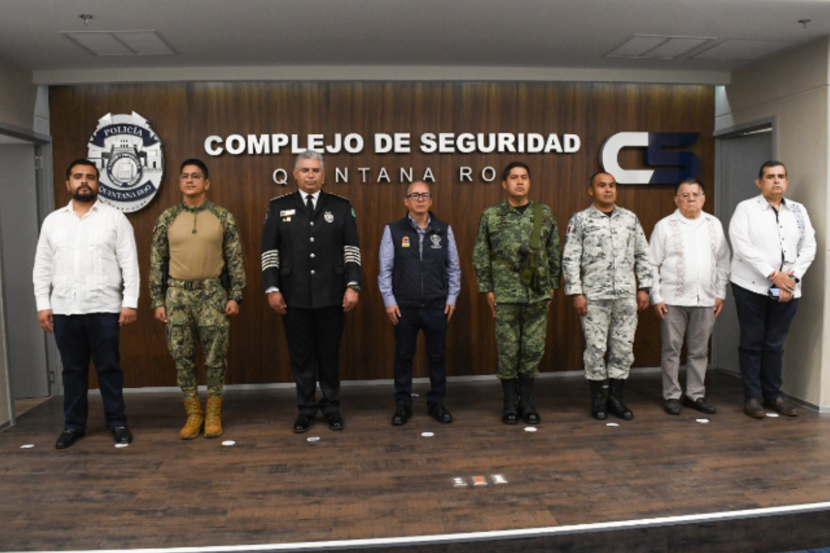 Foto: Especial | El Grupo de Coordinación para la Construcción de Paz y Seguridad de Quintana Roo presentó resultados contra los delitos de homicidio y narcomenudeo