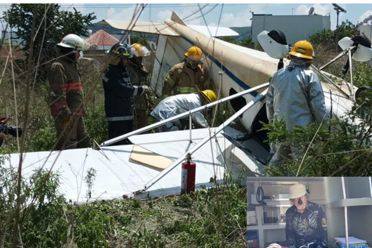 Este viernes se desplomó una avioneta en Alpuyeca, Morelos.