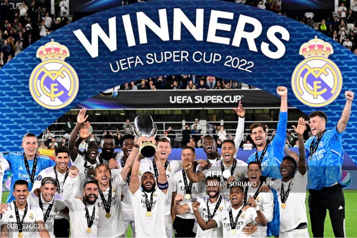 Real Madrid es el campeón de la Supercopa de Europa 2022 Lado.mx