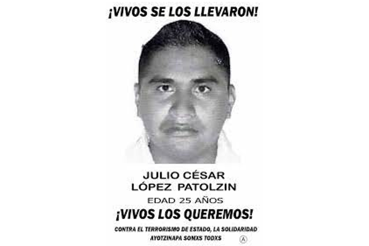 Julio César López Patolzin, elemento de la Sedena infiltrado entre los 43 de Ayotzinapa.