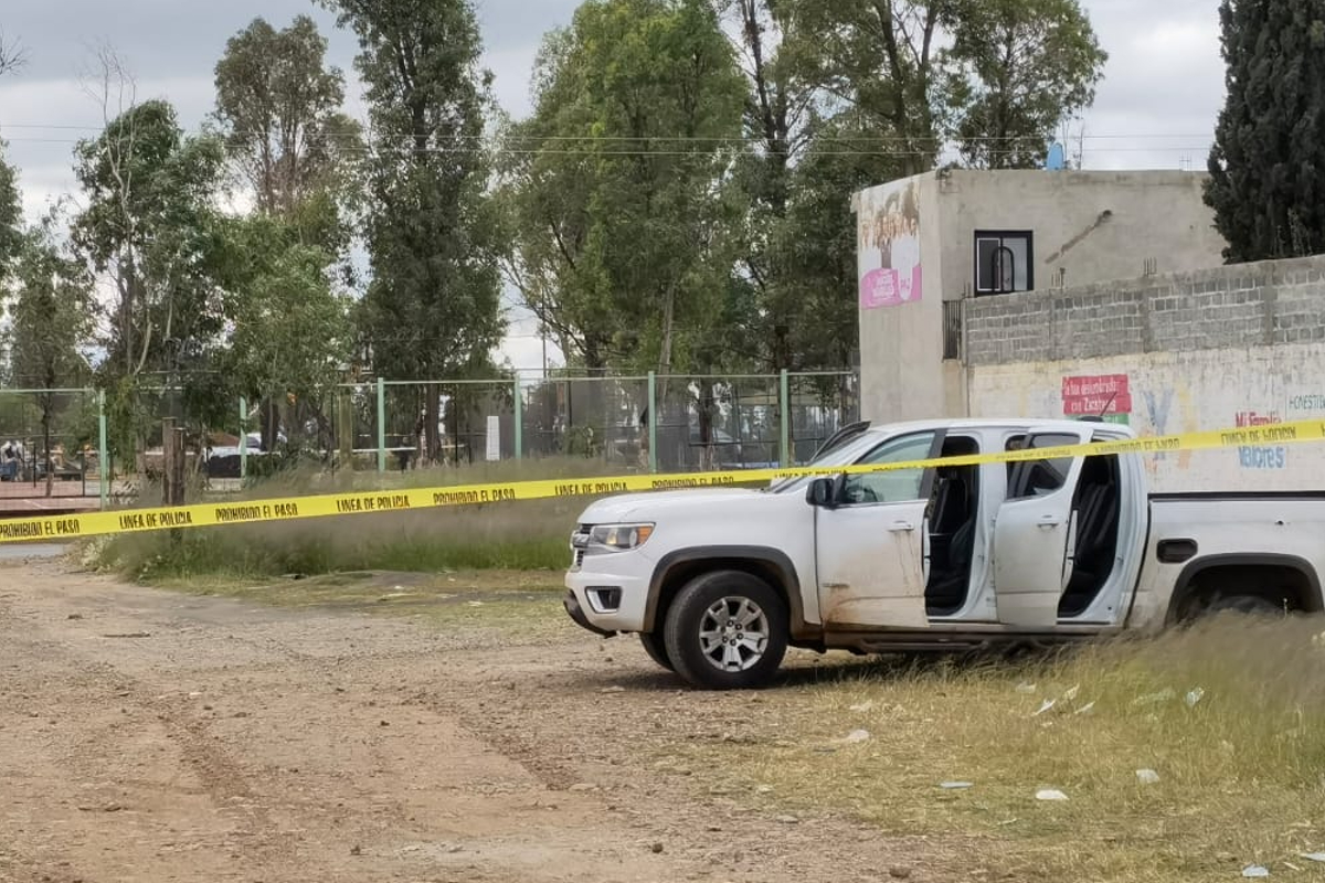 Seis policías fueron atacados por hombres armados en Calera, Zacatecas.