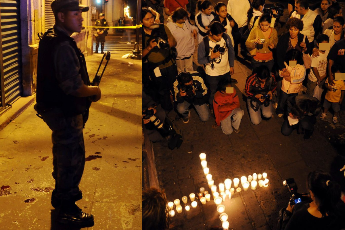 Foto: Cuartoscuro | La noche de los granadazos en Morelia