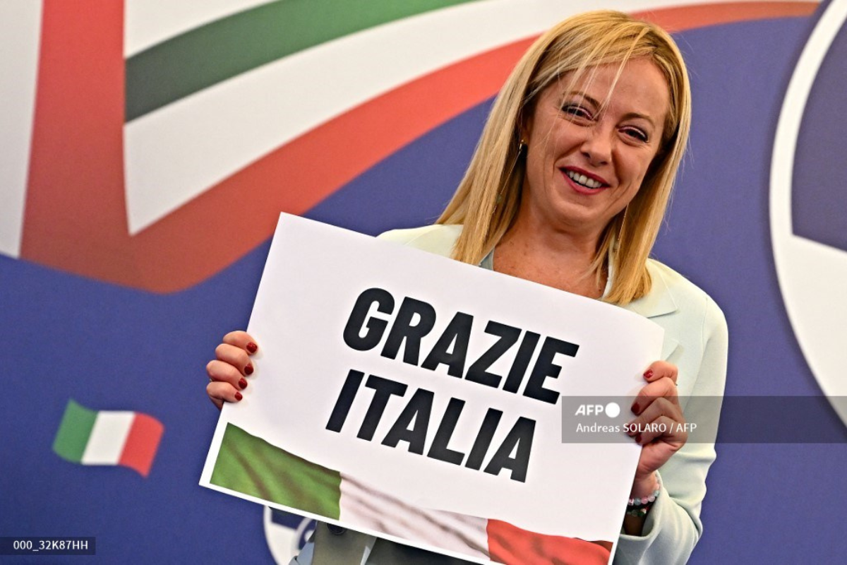 Foto: AFP / Italia entró este lunes en un período de incertidumbre tras la victoria en las elecciones legislativas de la posfascista Giorgia Meloni