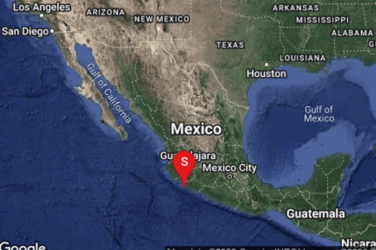 Este viernes se registró un sismo de 5.2 grados en Tecoman, Colima.