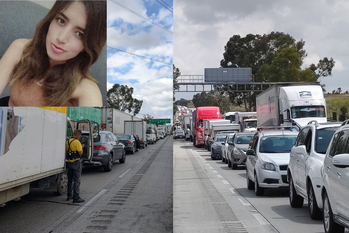 Mantienen bloqueo en la México-Querétaro por desaparición de Teresa, de 25 años.