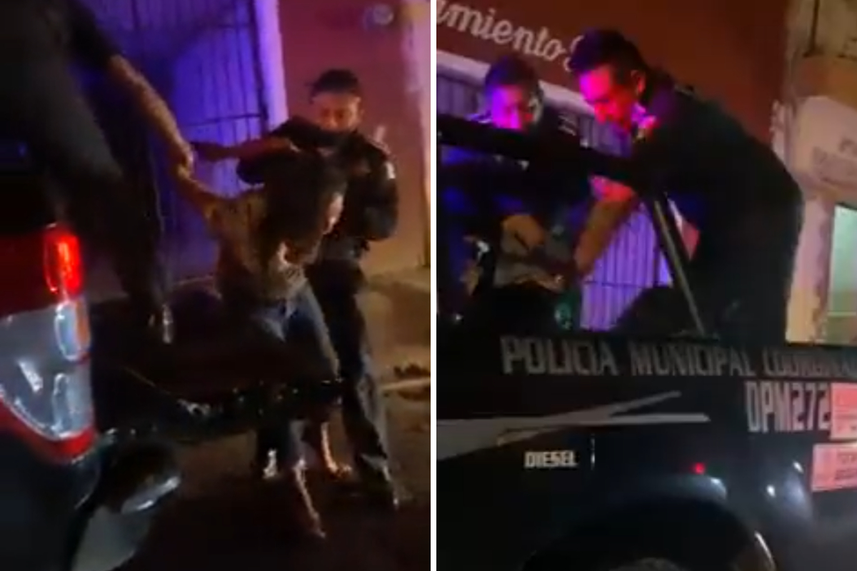 Denuncian en video presunto abuso policial en Mérida.