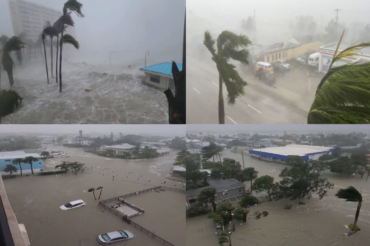 Captan en videos devastación de Florida por el huracán Ian.