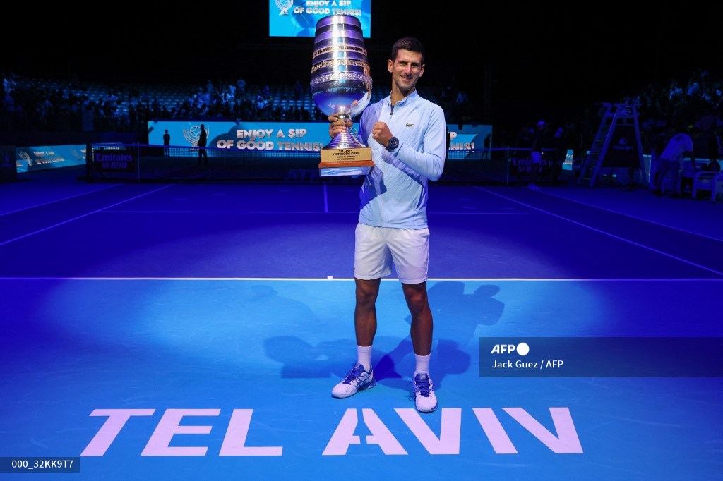 Foto: AFP | El tenista Djokovic logra en Tel Aviv su tercer título de la temporada