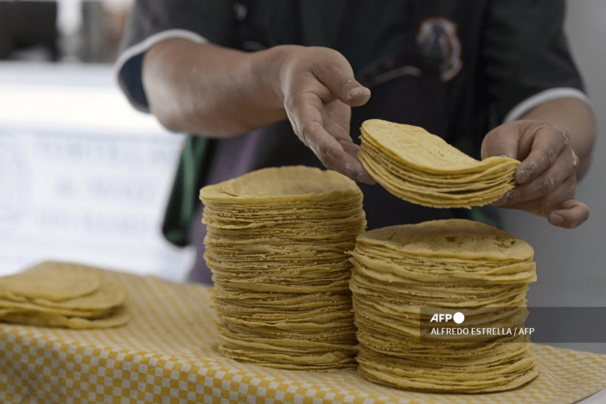 Foto: AFP | La inflación devora las vitales tortillas mexicanas