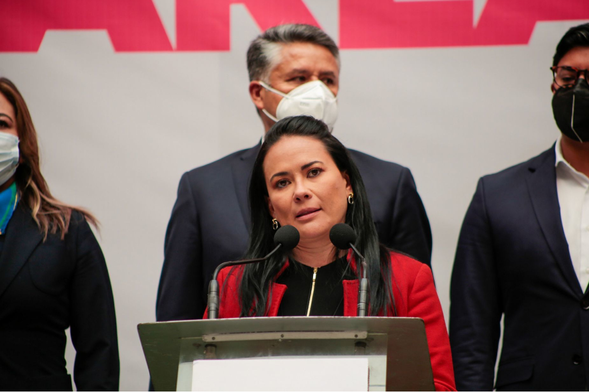 Alejandra Del Moral, virtual candidata a la gubernatura mexiquense.