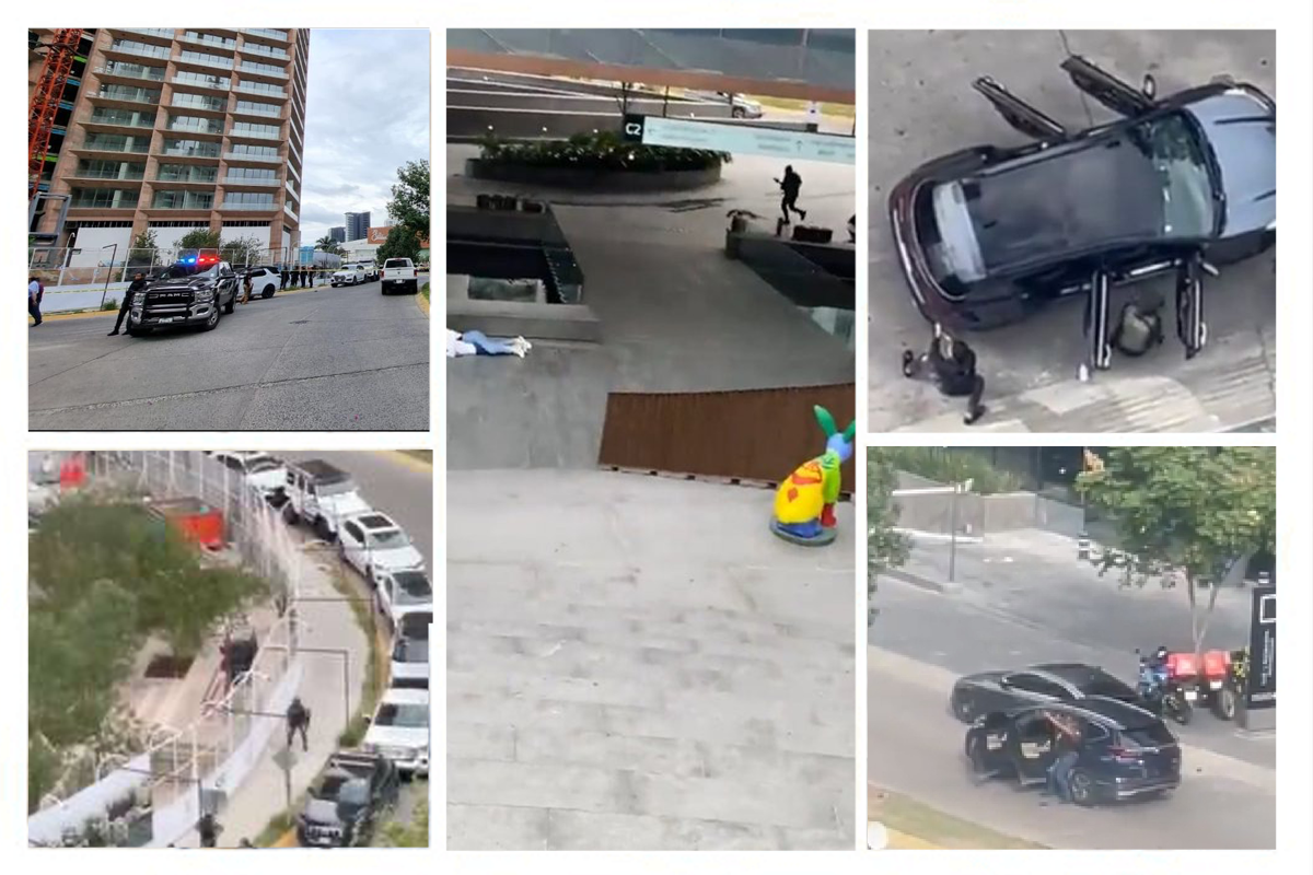 AMLO informó que la balacera en Plaza Andares de Jalisco fue por un intento de secuestro.