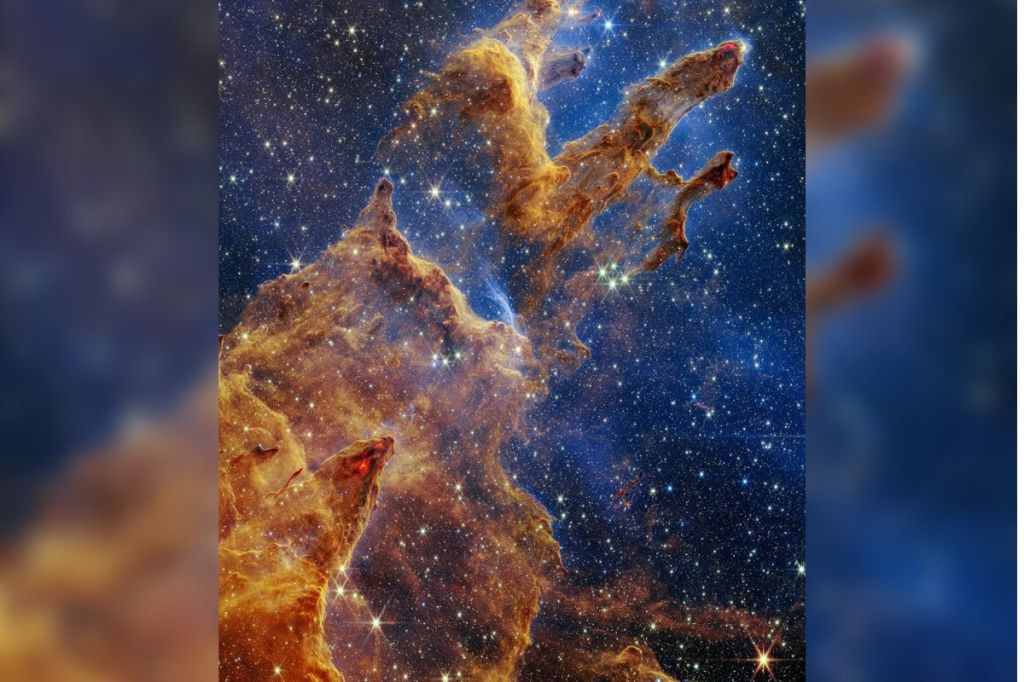 Foto:Twitter/@NASA_es|¡Wow! NASA difunde fotos del James Web de Los Pilares de la Creación
