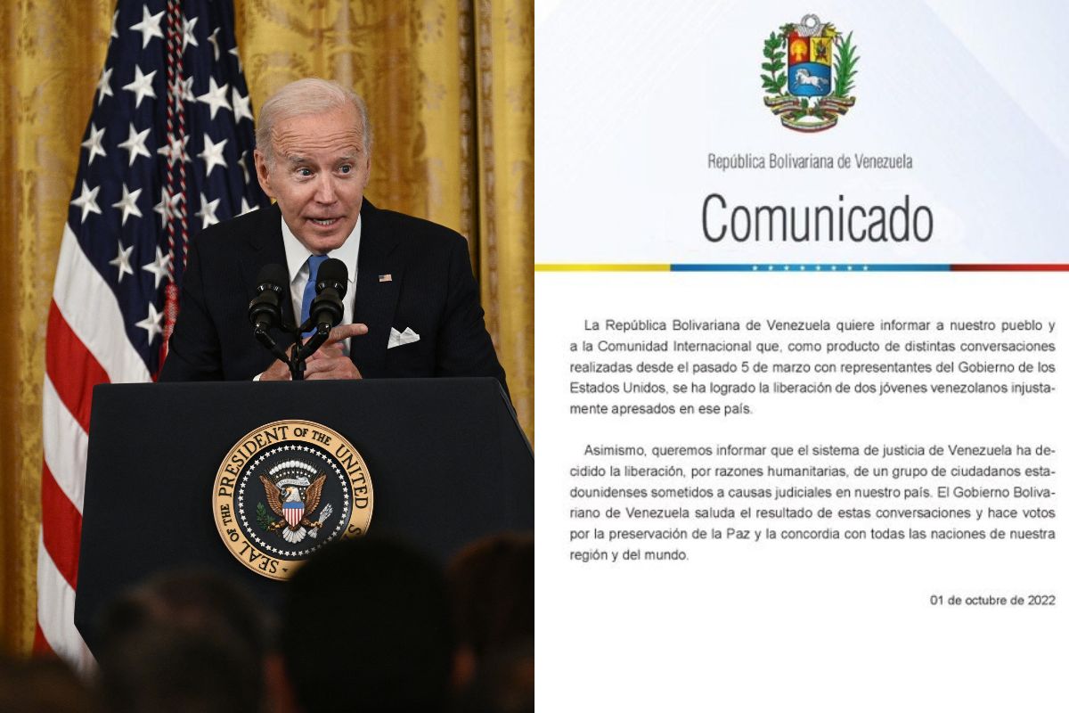 Foto:AFP|Biden anuncia la liberación de siete estadounidenses encarcelados en Venezuela