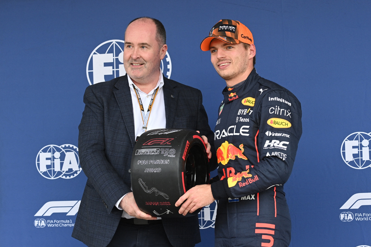 Foto:AFP|Max Verstappen consigue la “pole position” en el GP Japón; Checo Pérez saldrá en 4to