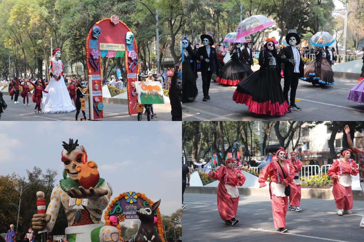 Foto.Valeria Chaparro|EN VIVO: Sigue aquí el desfile del Día de Muertos de la CDMX