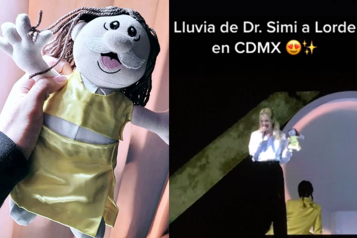 Foto:Twitter/@LordeUpdatesBR|“Estaba loca por esos muñecos” Lorde reacciona a los Dr. Simi que le lanzaron en su concierto