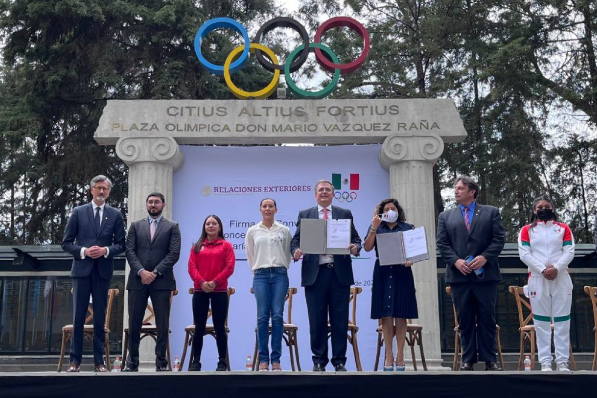 Cuartoscuro | El canciller Marcelo Ebrard propone nuevos Juegos Olímpicos para México.