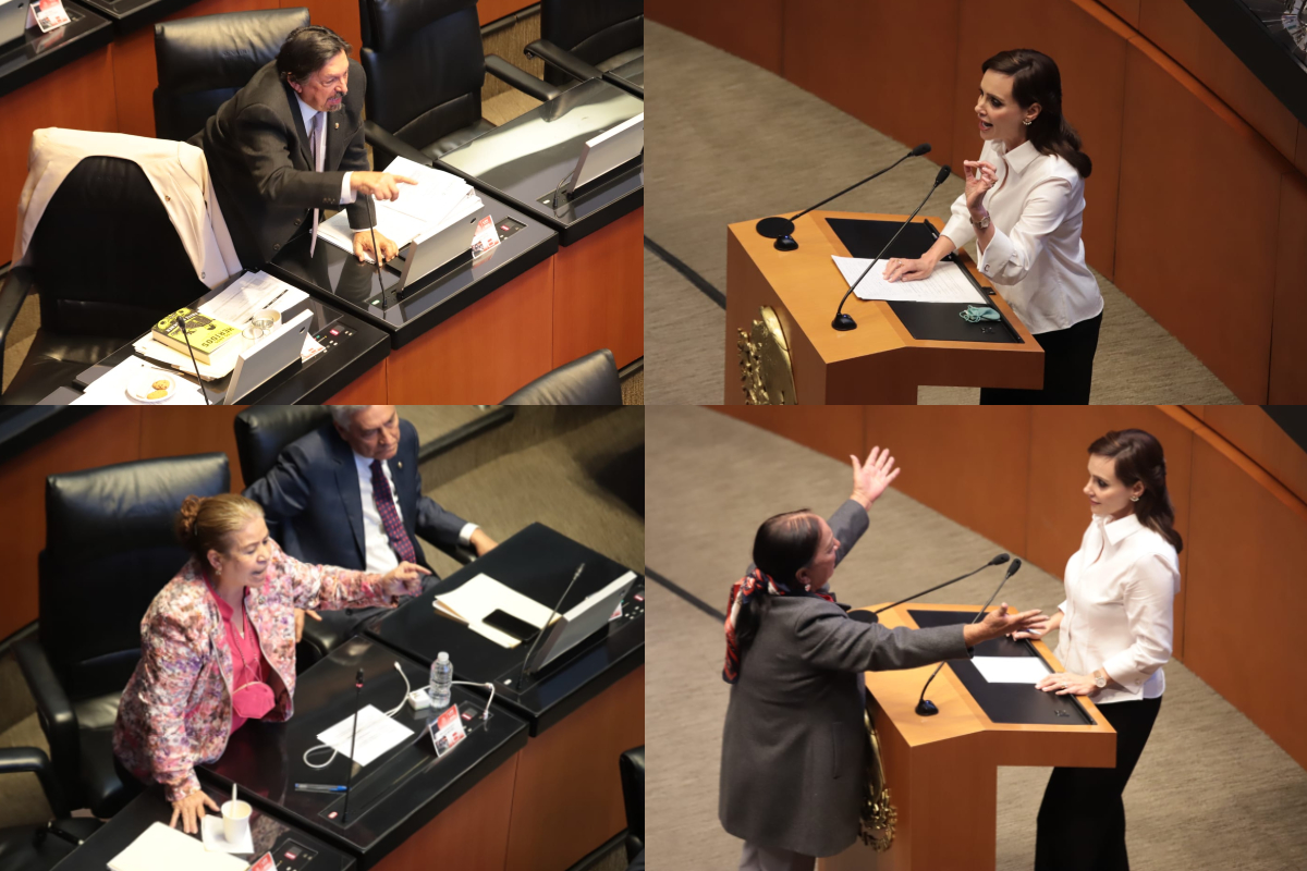 Fotos: Valeria Chaparro | Enciende Lily Téllez discusión en el Senado.