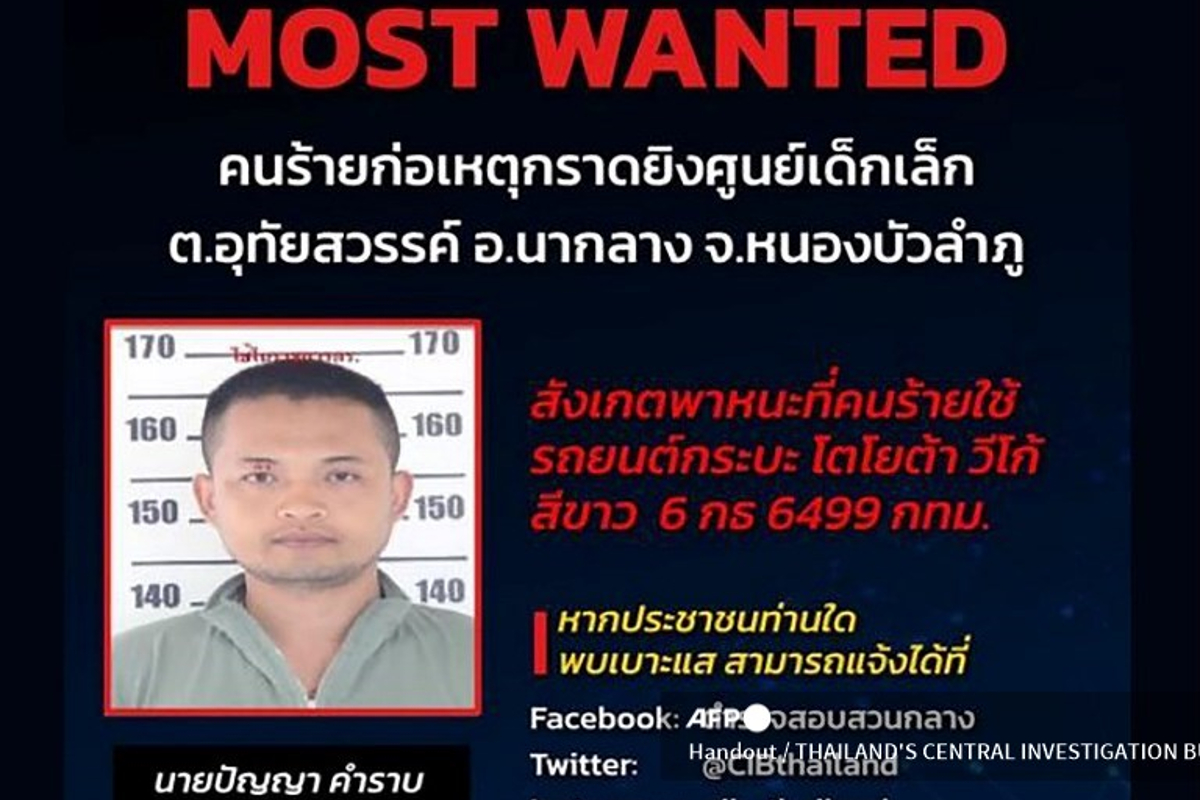 El autor del ataque en guardería de Tailandia fue identificado como Panya Khamrab.