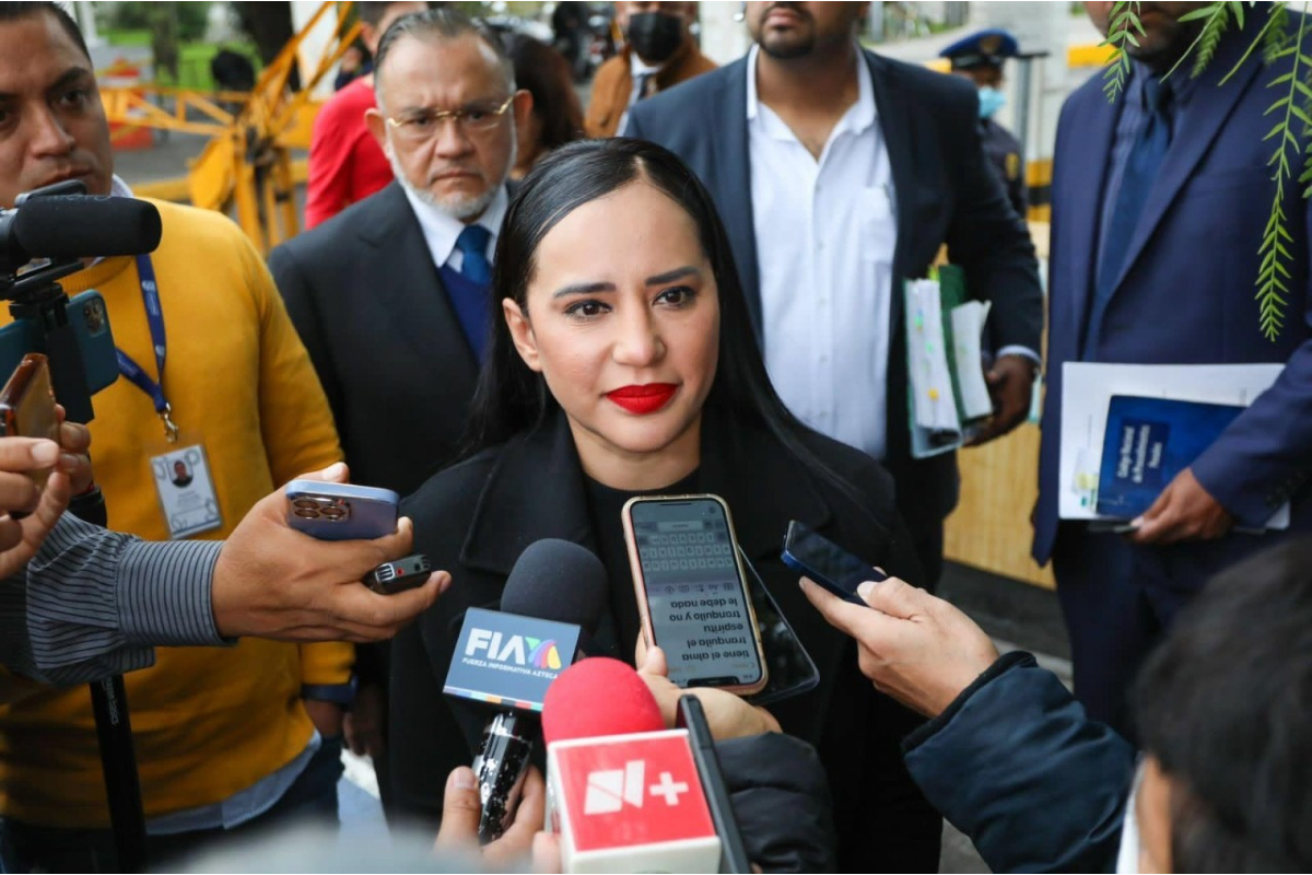 Sandra Cuevas. alcaldesa de Cuauhtémoc.