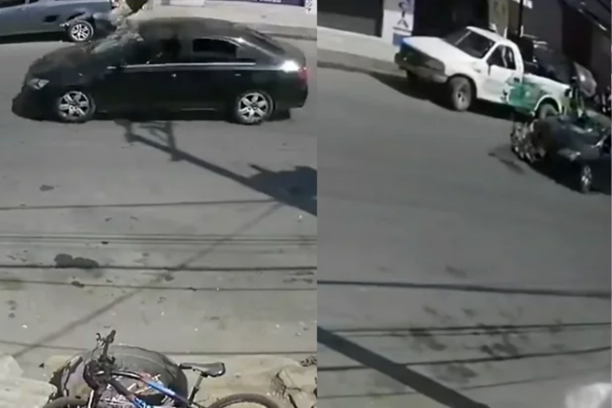 En redes el padre del ciclista atropellado en Chalco difundió algunas videograbaciones, e imágenes del carro que "cobardemente" huyó tras el accidente, con el fin de que se pueda dar con su paradero