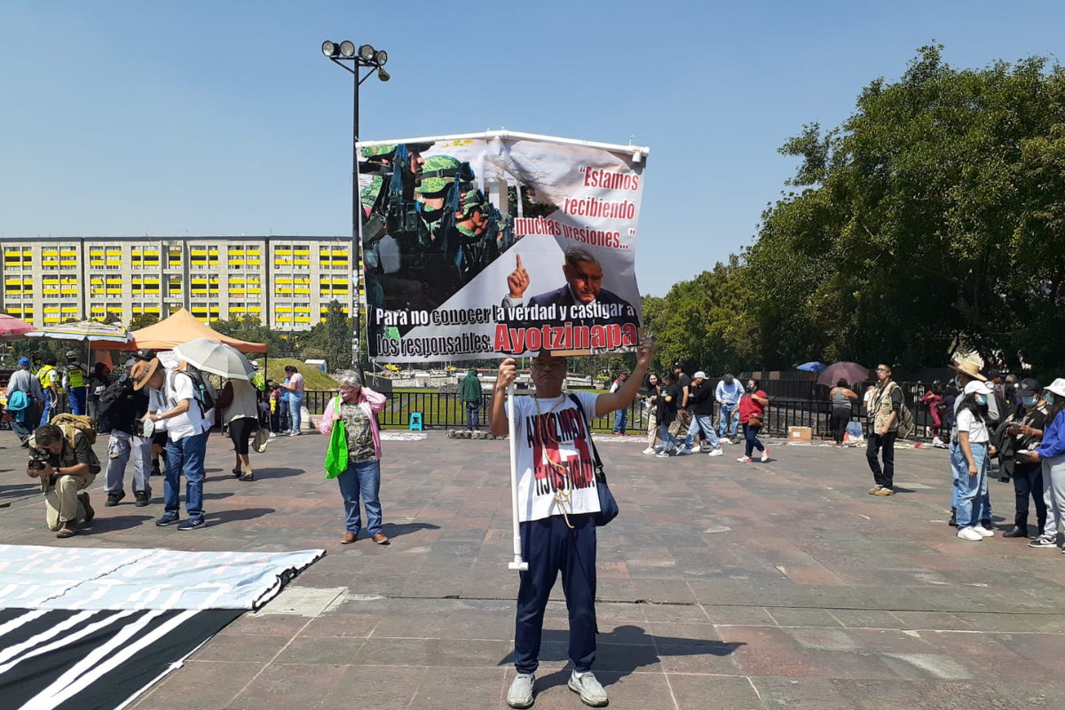 Foto: Valeria Chaparro. Entre las principales demandas de asistentes a la marcha organizada por el Comité 68, se encuentra la de no aprobar la reforma de militarización