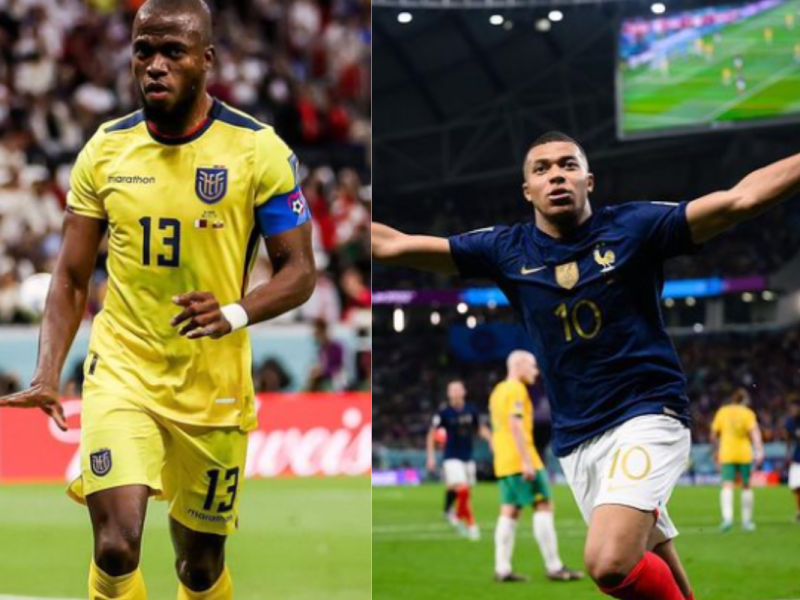 Foto: Instagram/ @k.mbappe y ennervalencia1 | Mbappé y Enner Valencia siguen al frente de los goleadores del Mundial