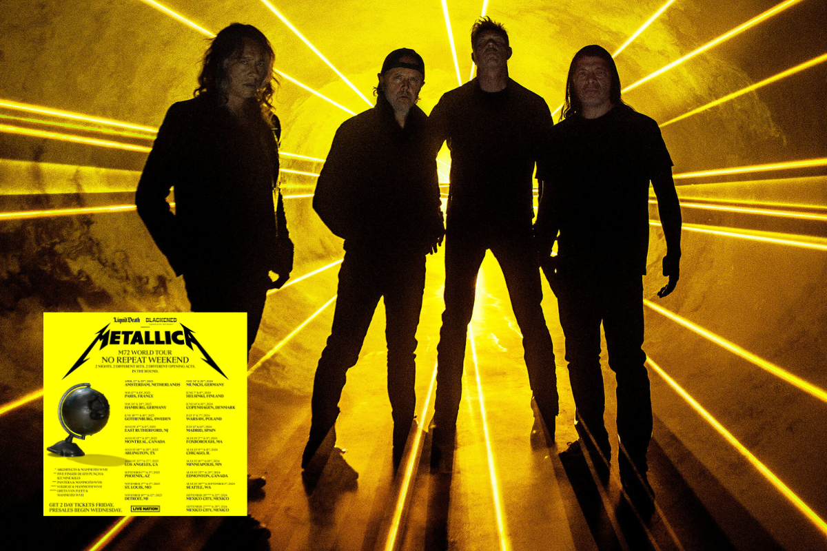 Foto: Twitter/ @Metallica | ¡Metallica viene con todo! Anuncian nuevo álbum, sencillo y gira con México incluido