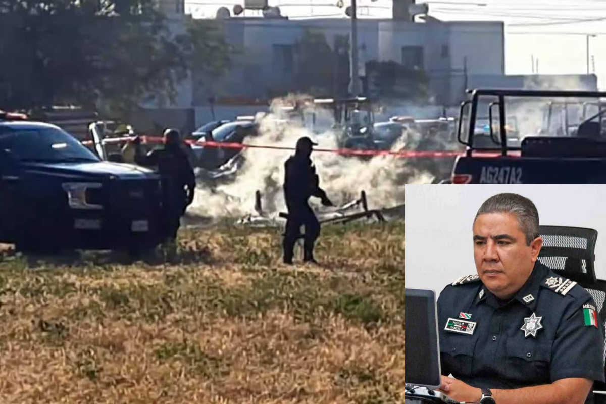 La gobernadora de Aguascalientes informó que por la caída del helicóptero Águila 1 murió el titular de Seguridad Porfirio Sánchez.
