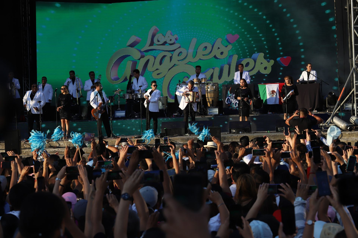 La jefa de Gobierno informó que los Ángeles Azules tocarán el 31 de diciembre en Reforma.