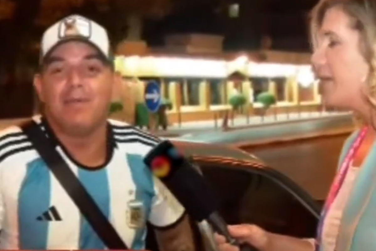 Argentino pide ayuda para regresar a su hotel en Qatar