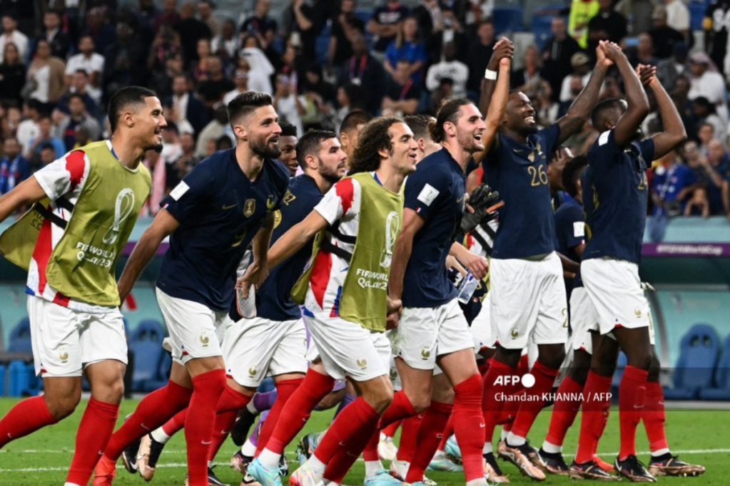 Foto:AFP|Francia remonta y golea a Australia en su primer partido en Qatar 2022