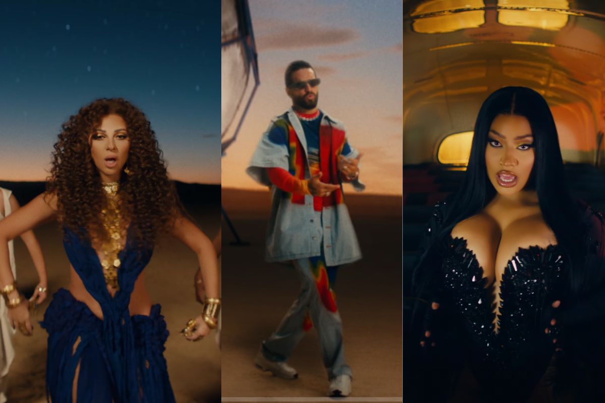 Foto:Captura de pantalla|¡Ya salió! Se estrena la nueva canción del Mundial “Tukoh Taka” con Nicki Minaj, Maluma y Myriam Fares