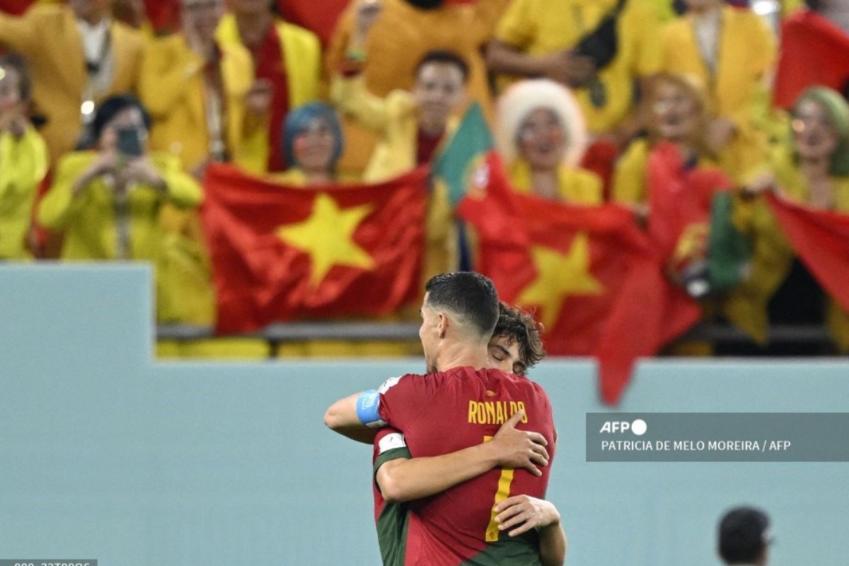 Foto:AFP|Portugal derrota a Ghana y es líder del grupo H