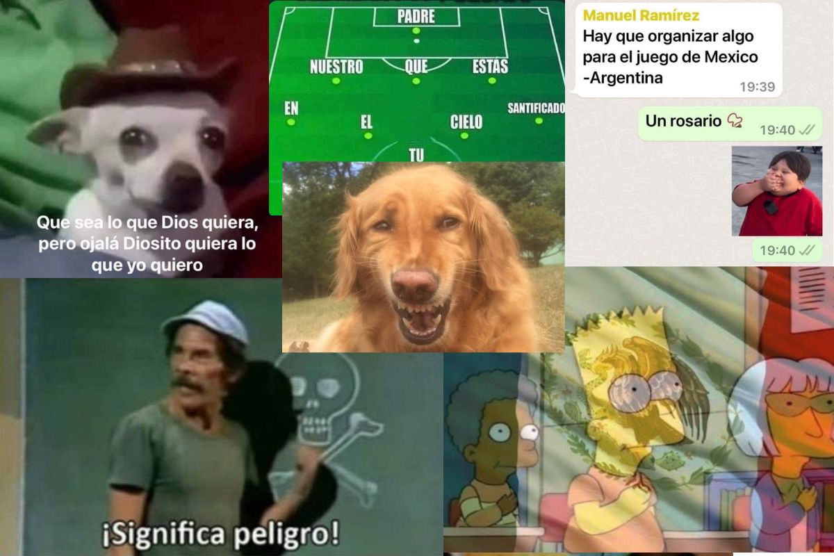 Foto:Redes sociales|¡Calientitos! Estos son los mejores memes previo al México vs Argentina