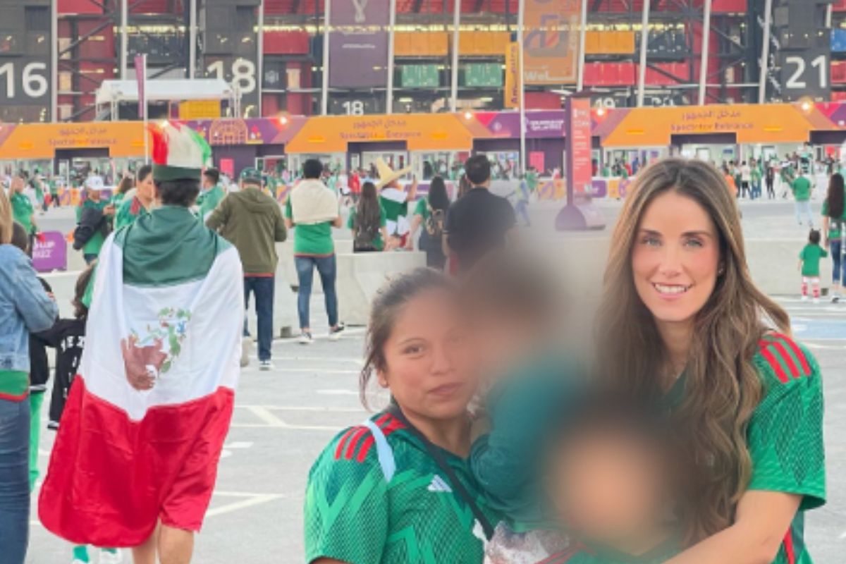 Foto:Instagram/@sandradlv|¡Zaz! Tunden a esposa de Andrés Guardado por llevar a niñera al Mundial de Qatar 2022
