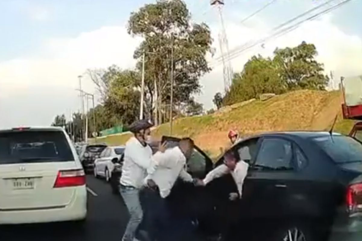 Foto:Captura de pantalla|VIDEO: Captan intento de asalto a conductor en la GAM
